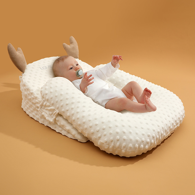 Nursing Pillow Breastfeeding - Coussin de couchage anti-débordement pour bébé,