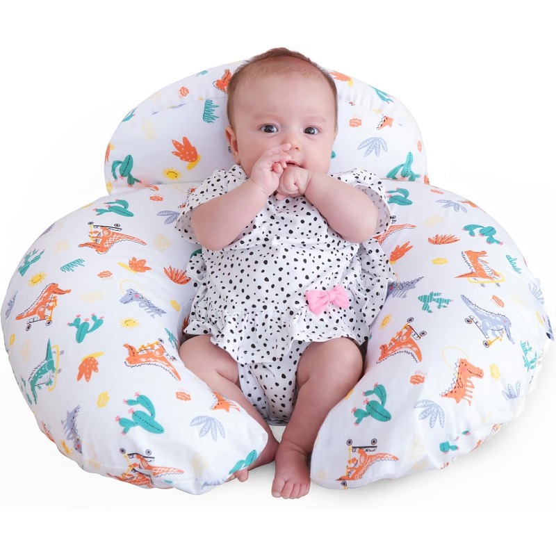 Nursing Pillow Breastfeeding - Oreiller d'allaitement avec housse à imprimé