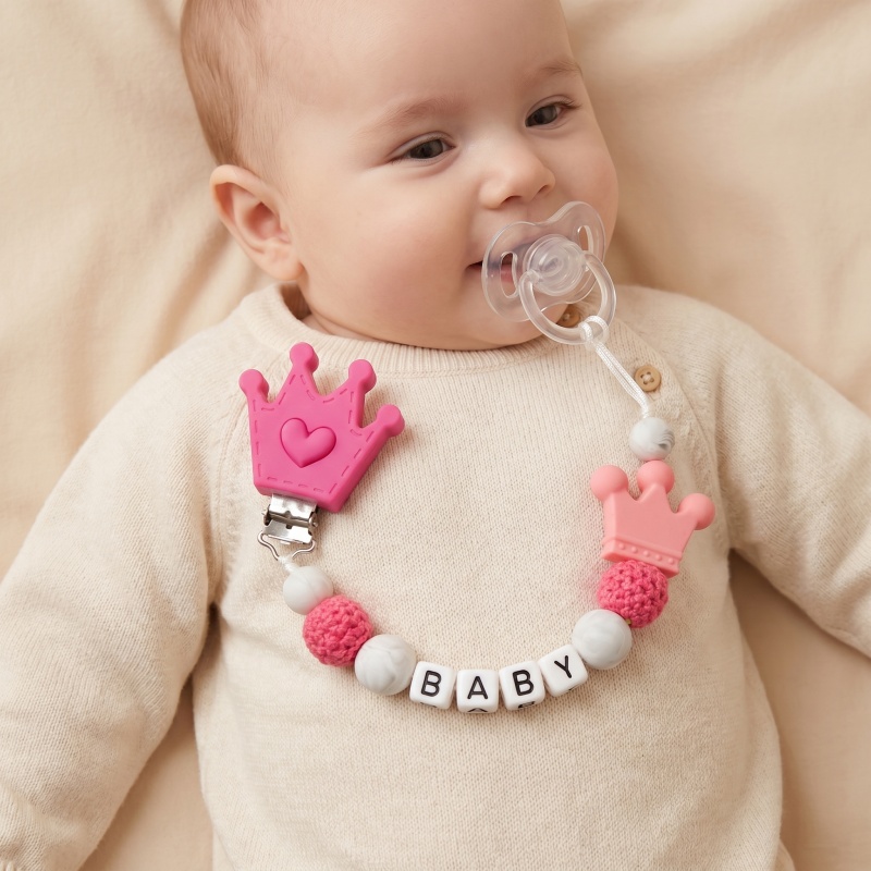 Baby Products Nipples - Attache-tétine personnalisée pour bébé avec nom