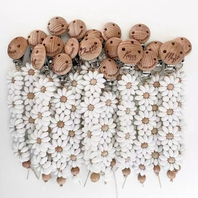 Chaîne de sucette en bois pour - Baby Products Nipples avis et prix